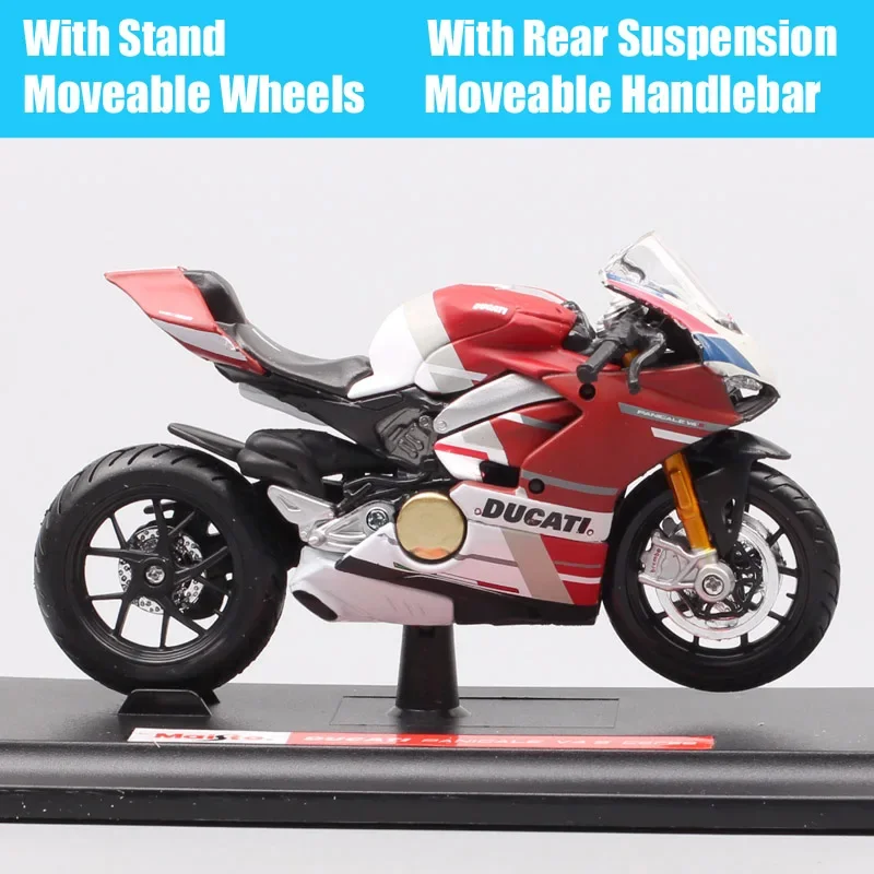 Maisto 1:18 Ducati Panigale V4 S Corse Kawasaki Moto Car Original Authorized Simulation Alloy Motorcycle Model Toy Car Collectin