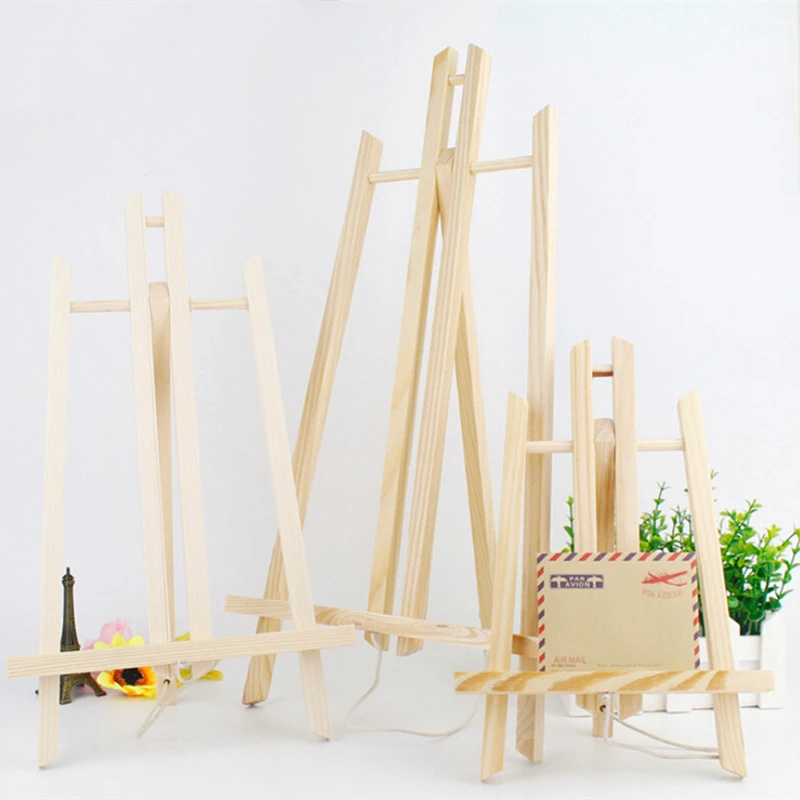 A4/A3 Beech Wood Table Easel For Artist Easel Painting Craft Wooden Stand For Party Decoration Art Supplies 30cm/40cm/50cm