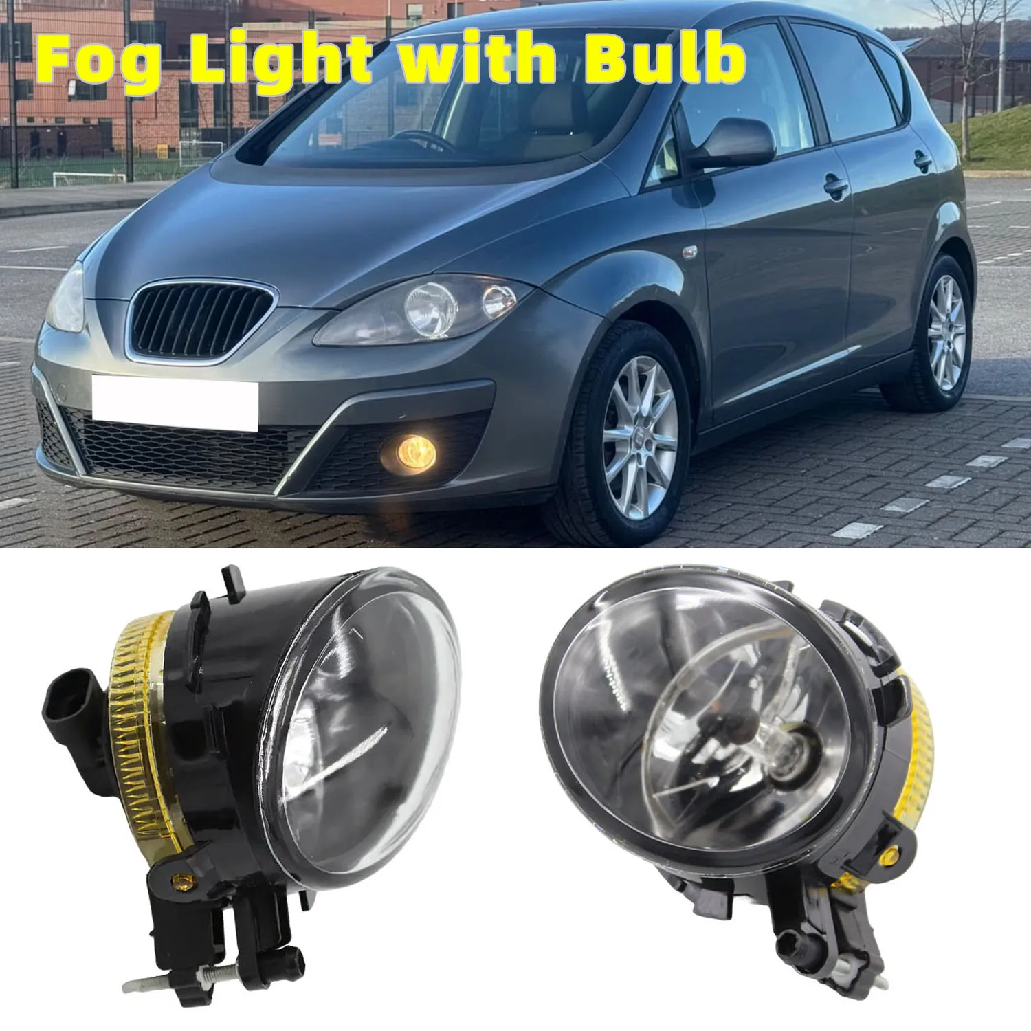 Światło przeciwmgielne do Seat Leon Mk2 Hatchback 2009-2013 Ibiza 6J 2008-2012 Toledo Altea przednie światło przeciwmgielne 6J0941701 6J0941702