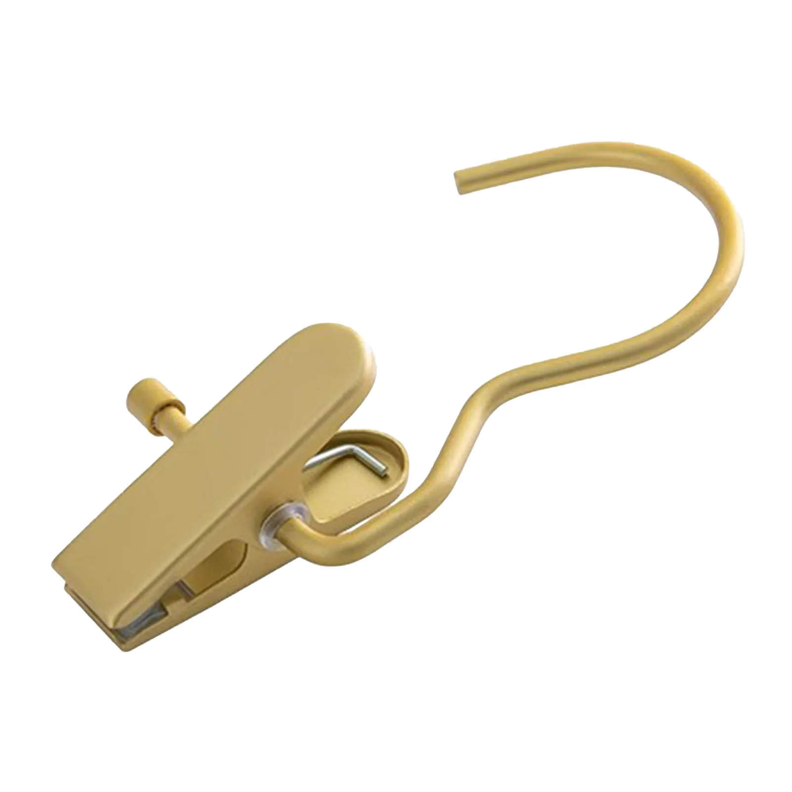 Closet Organization Pants Clip Hanger Non-Marking Aluminum Alloy Clothes Hook for Home Travel Space Saving Wardrobe Tool