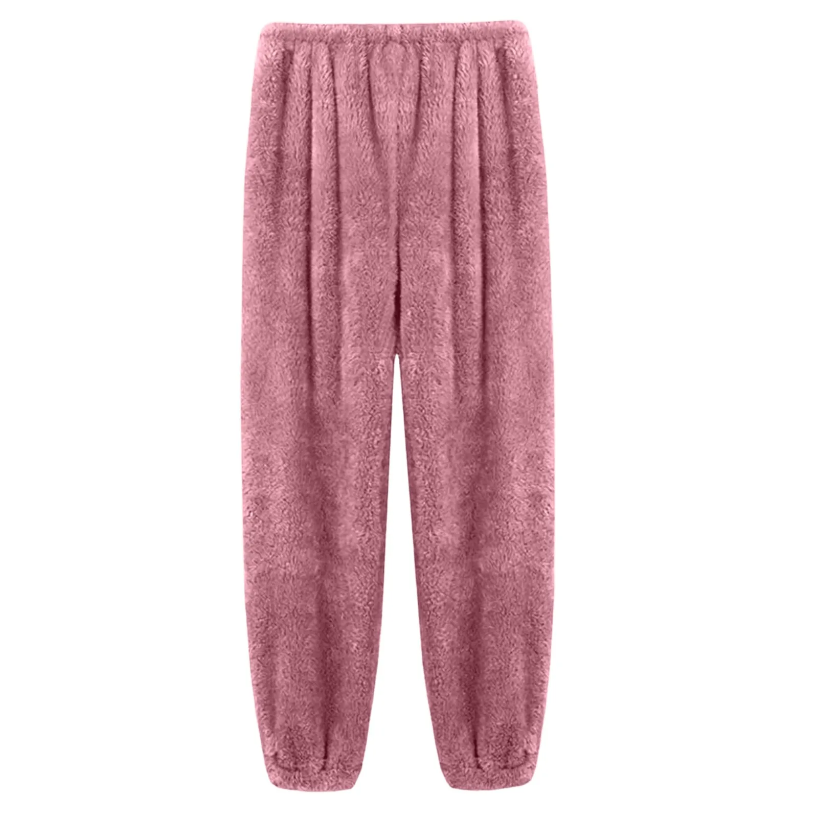 Women Velvet Pajama Pants Elastic Waist Home Casual Warm Woolen Pants Cashmere Trousers For Women Autumn Winter Pajamas Pants
