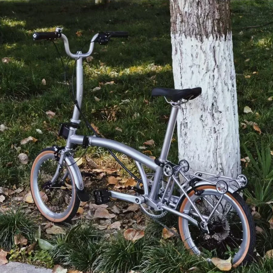 

CRANSTON 16Inch 9 Speed Lightweight Folding Bicycle Full Shockingproof Frame Portable MINI Bike For Men And Women's Commuting