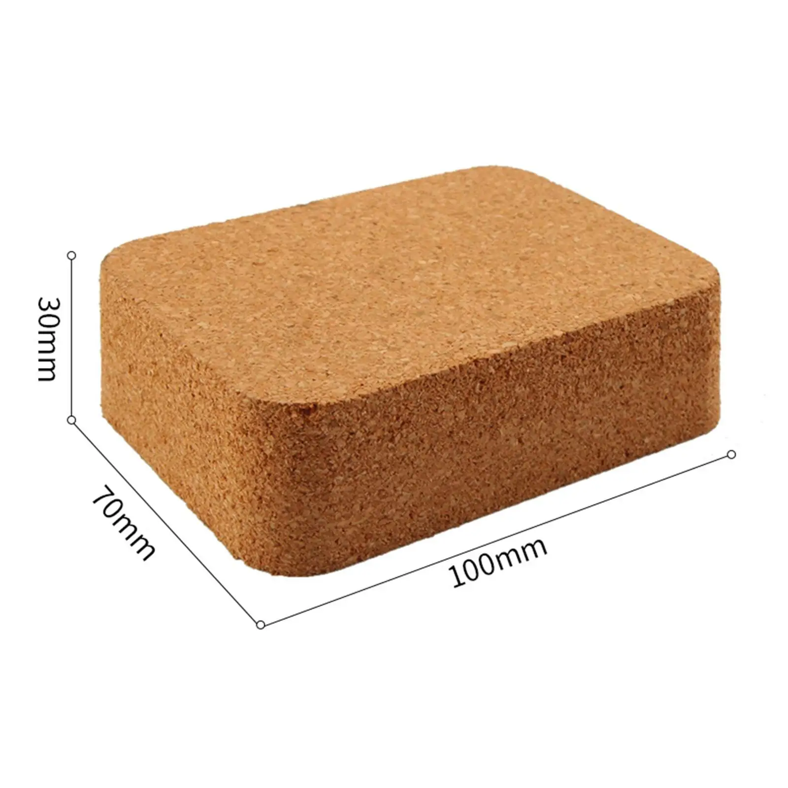 Cork Block Cork Punching Board Leather Stamping Pad Punching Mute Durable DIY Cork Sanding Block Punch Stamping Tool Cork Pad