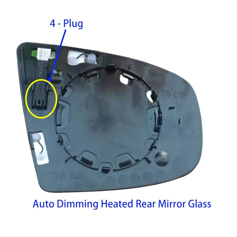 Auto Dimming Heated Rear Mirror Glass New  for BMW X5 E70 2006-2013 X6 E71 E72 2007-2014 view 4