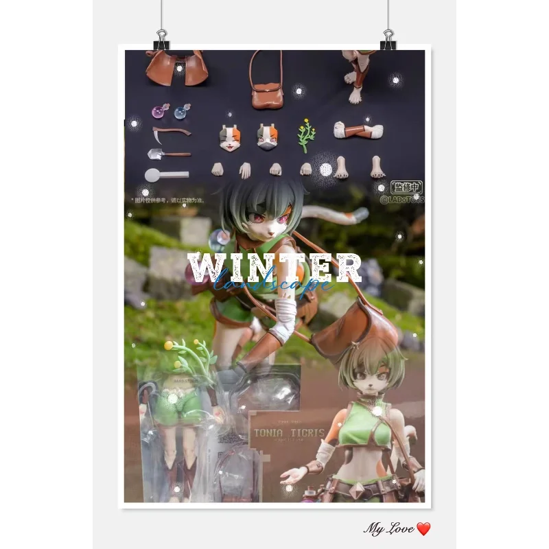 

IN STOCK Original Product Adventure Team Calico Cat Herbalist Tonya 1/12 Action Figure Fan Hobby Toy Gift Collection