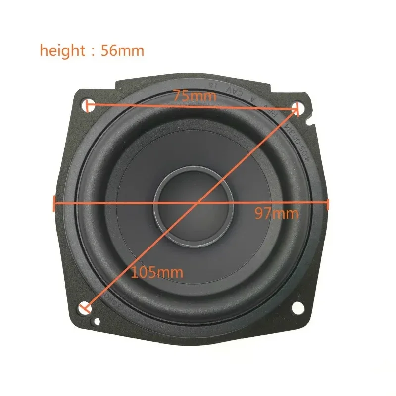 SOTAMIA 1Pcs 3.5 Inch Mid Range Bass Speaker 4 Ohm 35W Woofer Loudspeaker Aluminum Basin DIY Sound Amplifier Speaker for SONOS