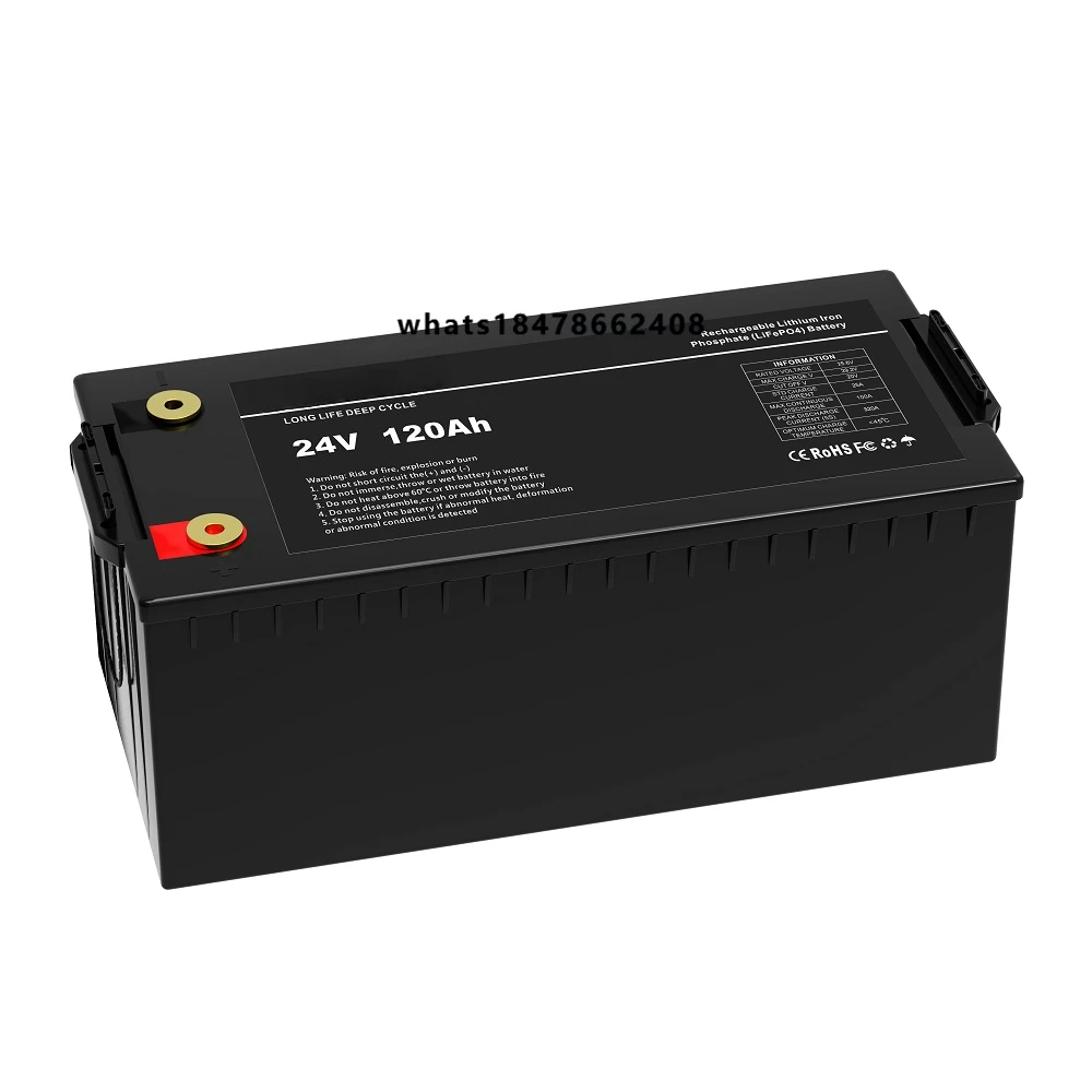

Deep Cycle High Quality Compact Lithium Iron Phosphate Battery 24V 120ah Lithium Ion Battery Pack for Power and