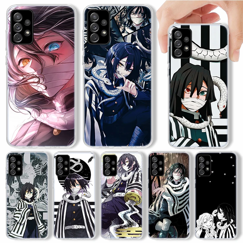 Demon Slayer Iguro Obanai Phone Case For Samsung Galaxy A15 A55 A14 A54 A13 A53 A12 A52S A25 A24 A35 A34 A23 A33 A22 A32 A04S A0