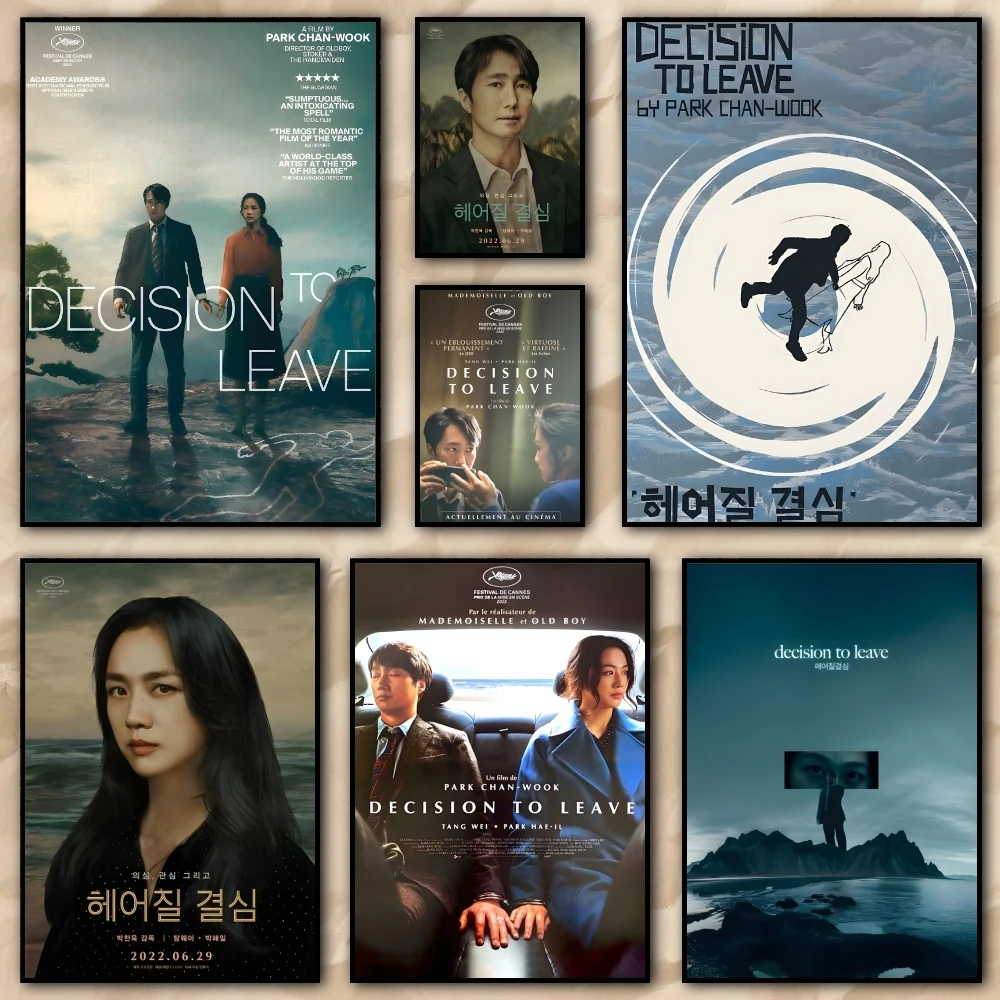 Movie Decision to Leave Poster HD art sticky wall waterproof home living room bedroom bar aesthetic decoration