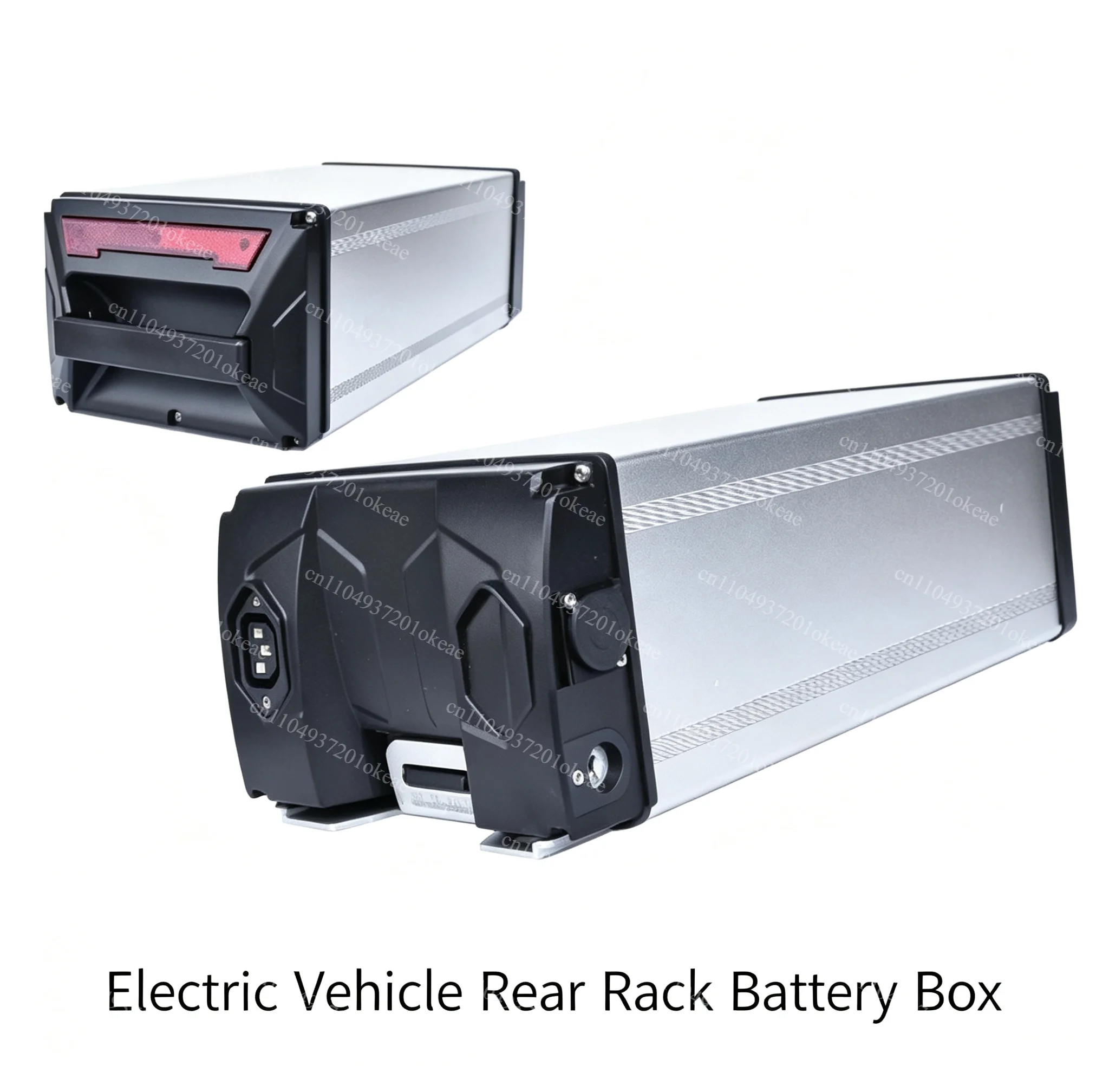 Electric Vehicle Rear Mount Battery Box Lithium Battery Housing For Folding E-Bike Rear Tail Frame