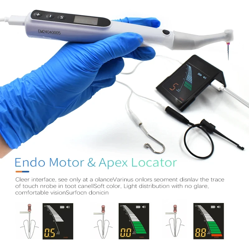 16: 1 Wireless Dental LED Endo Motor Apex Locator Endodontic Root Canal Fit Files Endodontics Instruments