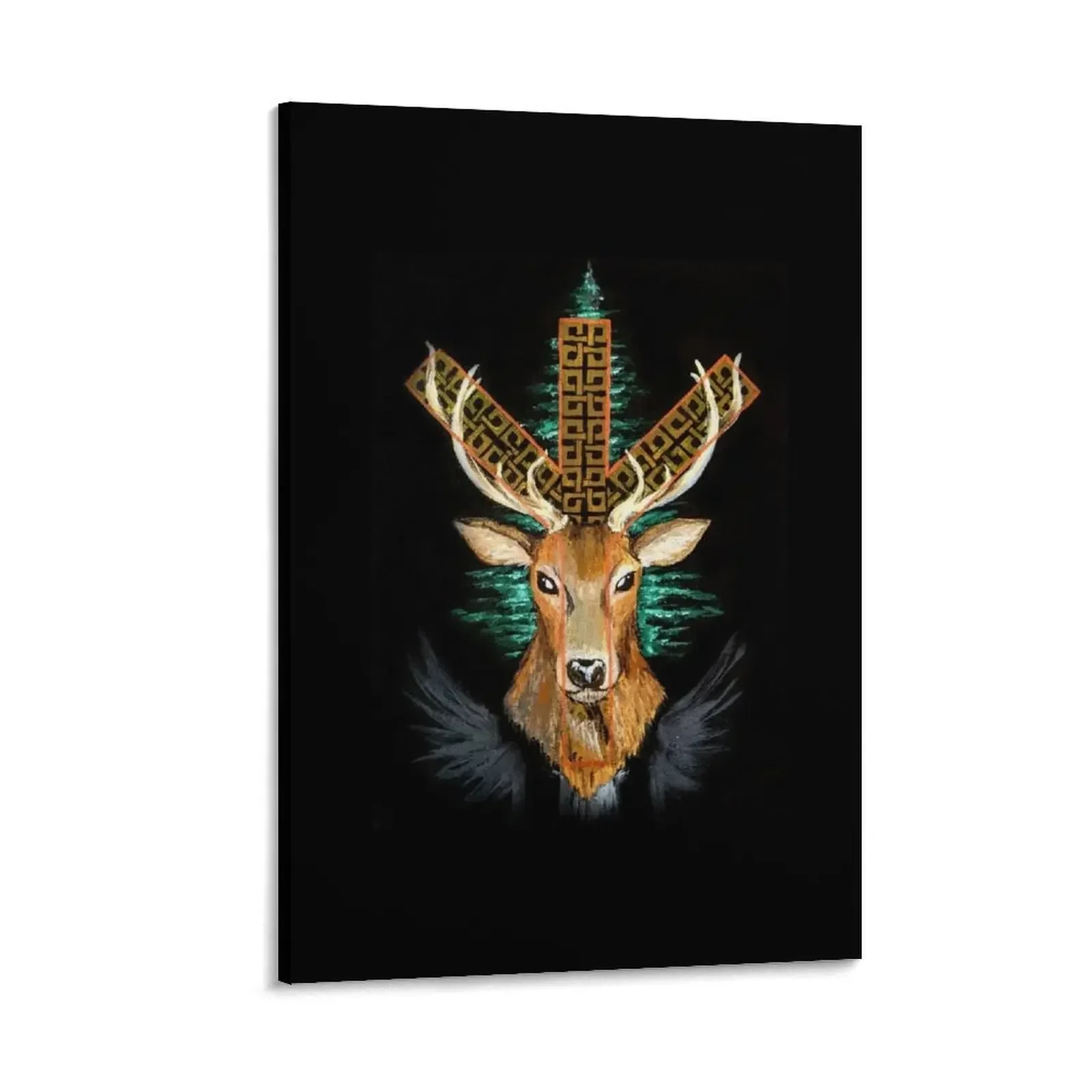 

Algiz/Elhaz Norse Rune Painting Canvas Painting ornaments for home bedrooms decorations paintings wall decor anime decoration