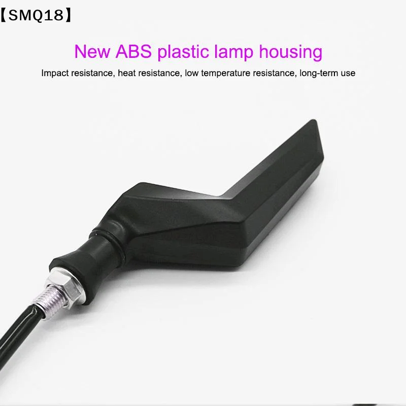 Motorcycle Modification Parts Dual-color Flowing Angel Wing Turn Signals 12V Universal Dual-color Flowing LED Turn Signals【SMQ】