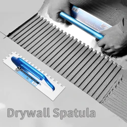 Drywall Smoothing Spatula Putty Tool 48cm 60cm Flooring Grout Float Tiling Scriber Square Teeth Point Teeth MotchedTrowel