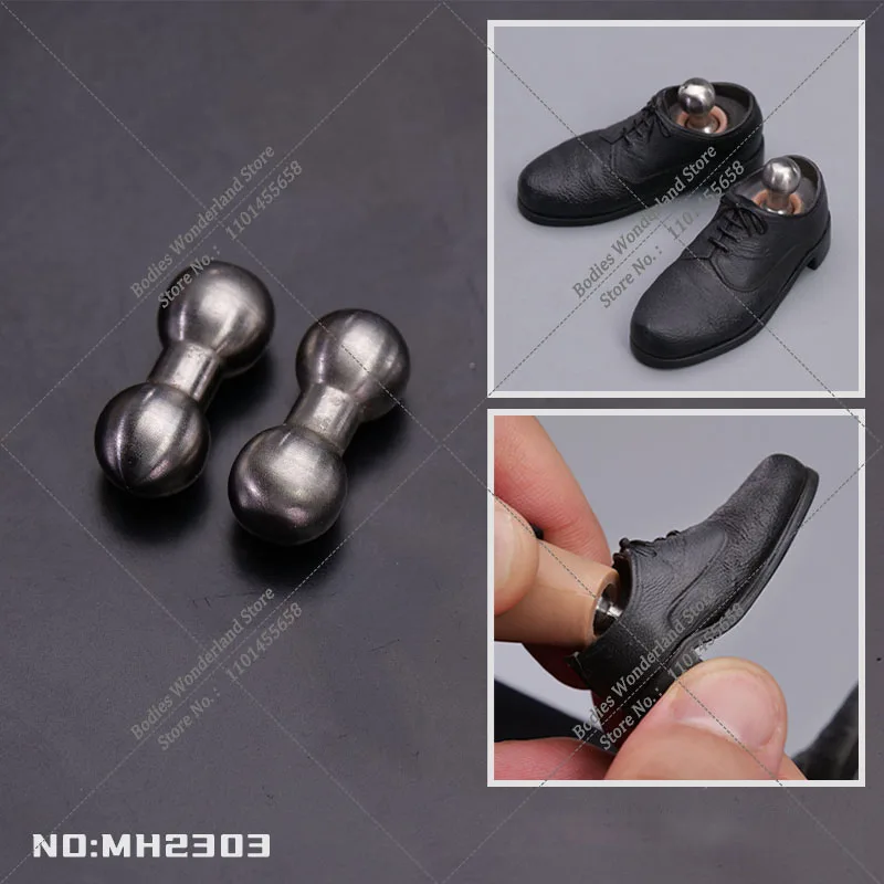 MAHA studio MH2303 1/6 Scale Stainless Steel Metal Foot Connector Accessories Model for 12