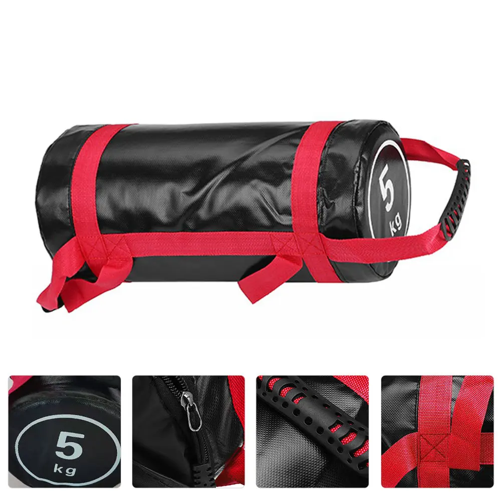 1Set Fitness Bag Heavy Duty Sandbag with Handles for Strength Endurance Workout Weight Training Sandbag