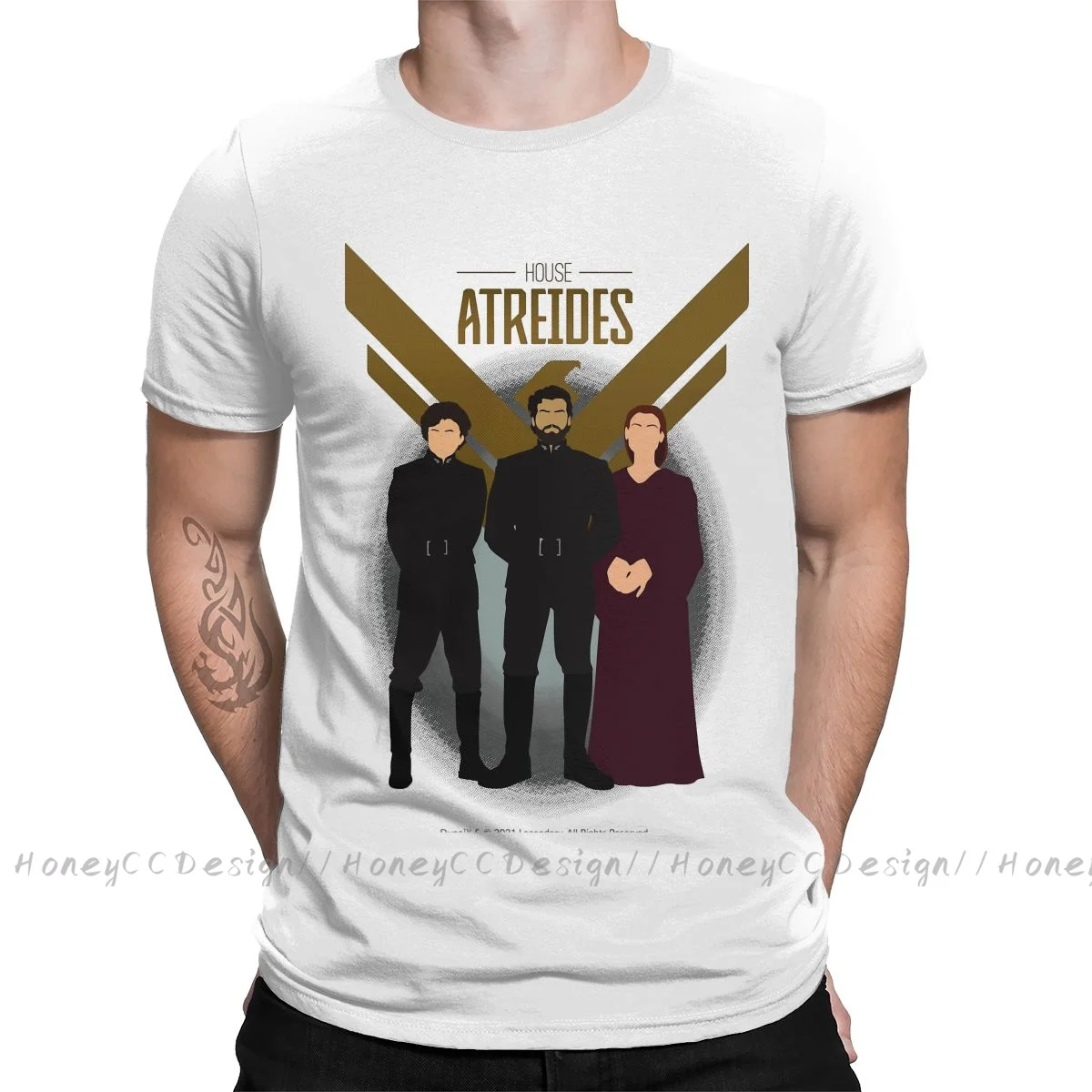 Shirt Men Clothing Dune Part One T-Shirt House Atreides Classic Fashion Unisex Short Sleeve TShirt Loose