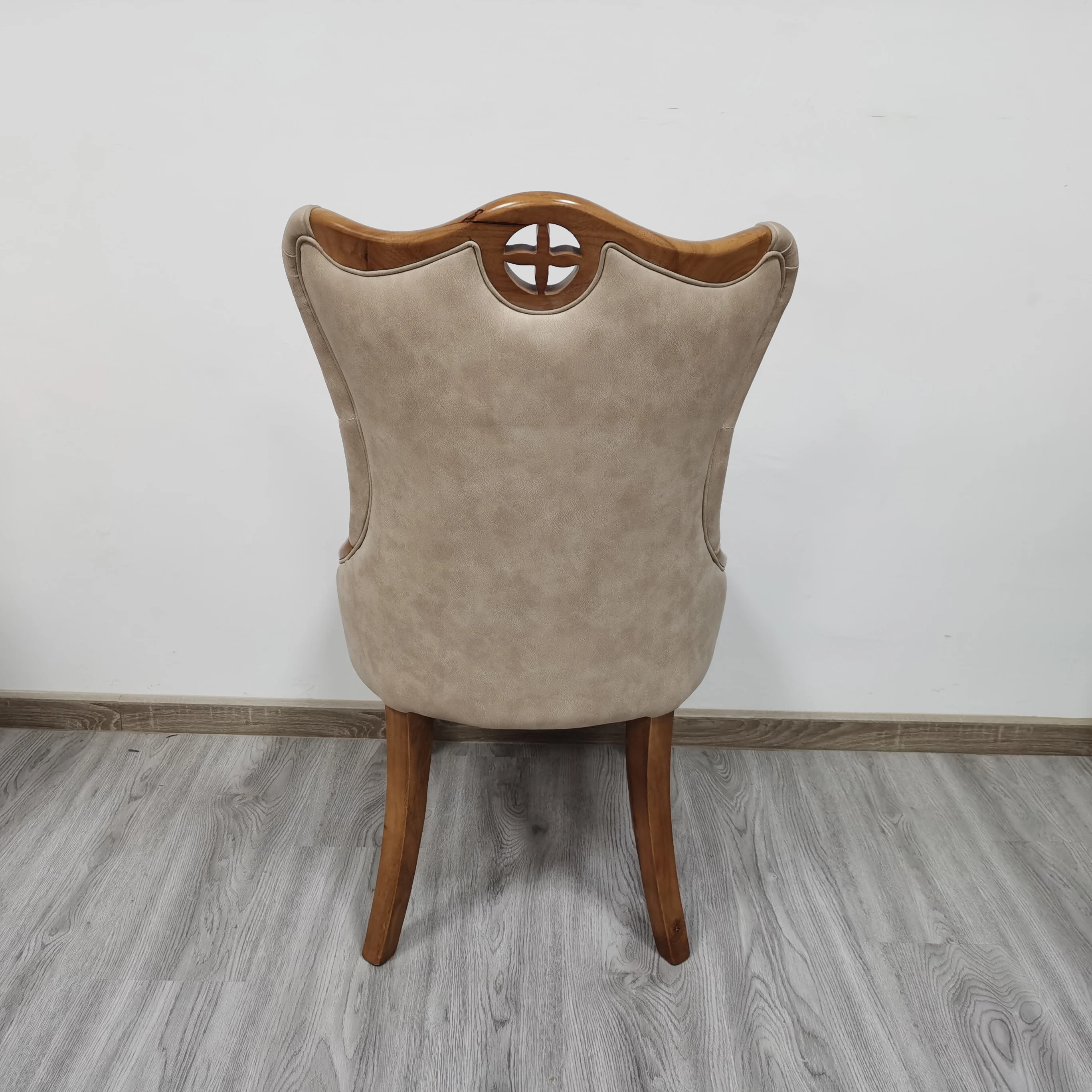 #Factory Direct Sale Solid Wood Hotel Wooden Dining Chair Restaurant Wooden Chair Furniture