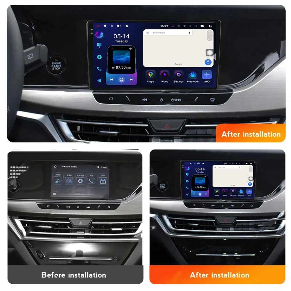 Android 14 For Changan CS35 Plus 2018 2019 2020 Auto Radio Carplay Car Radio Multimedia 2K QLED Touch Screen Display 5G WiFi BT