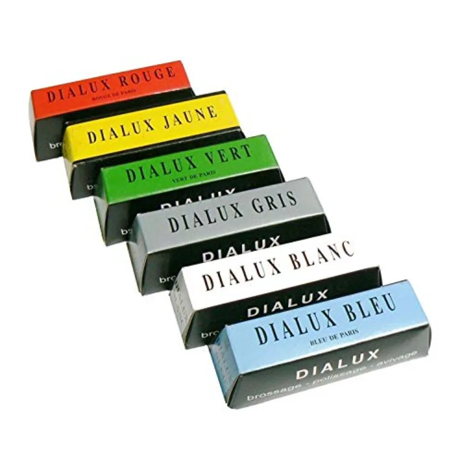 

Dialux Jewelry Polishing 6 Bars Jewelers Rouge Polish Jewelry and Metals