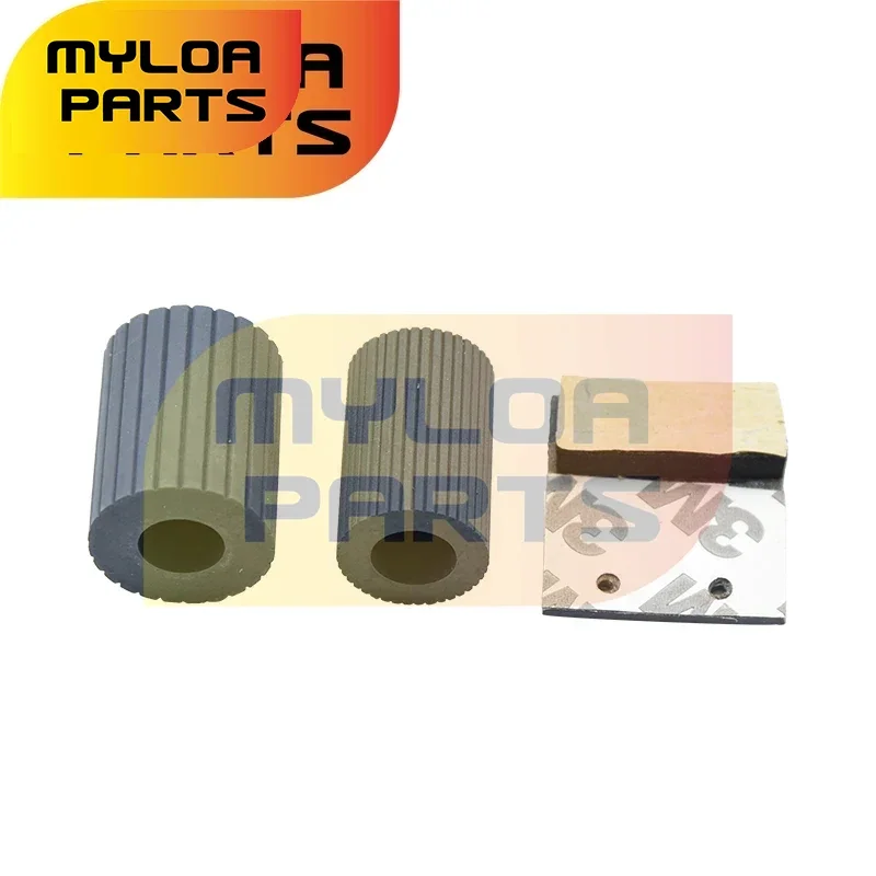 1X B12B813481 Roller Assembly Tire Pad Kit support for EPSON Worksupport force DS-6500 DS-7500 Document Scanner