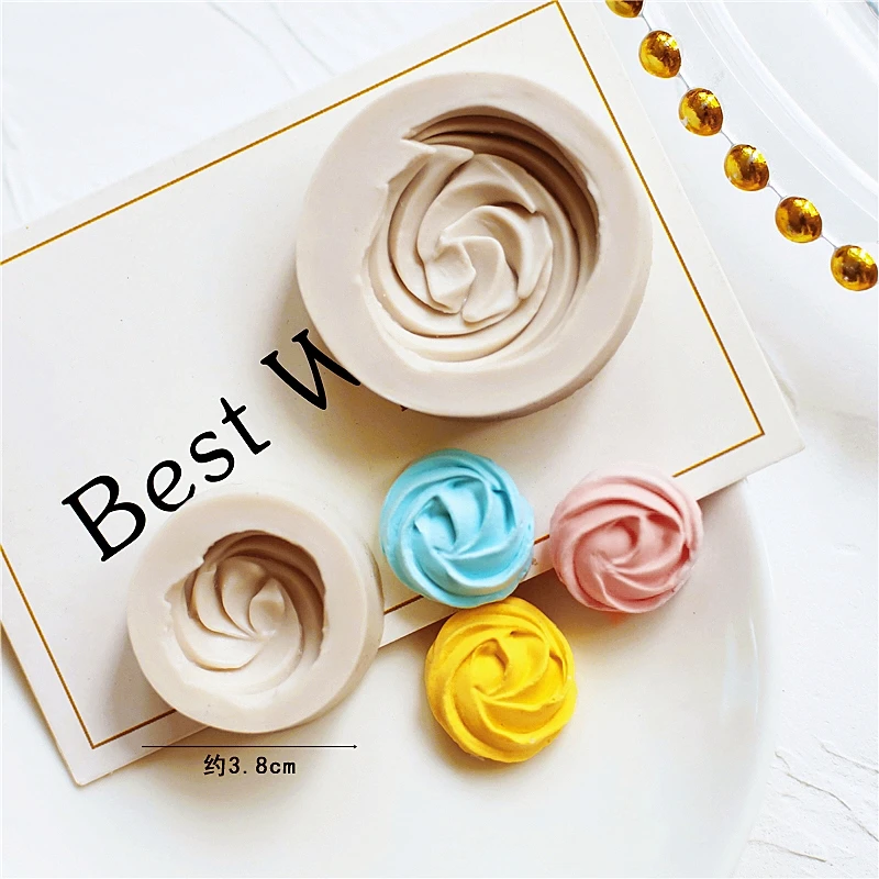 Mirosie Baking Silicone Mold Macaron Ice Cream Chocolate Fondant Molds Dry Pace Cake Decorating Tools Baking Accessories