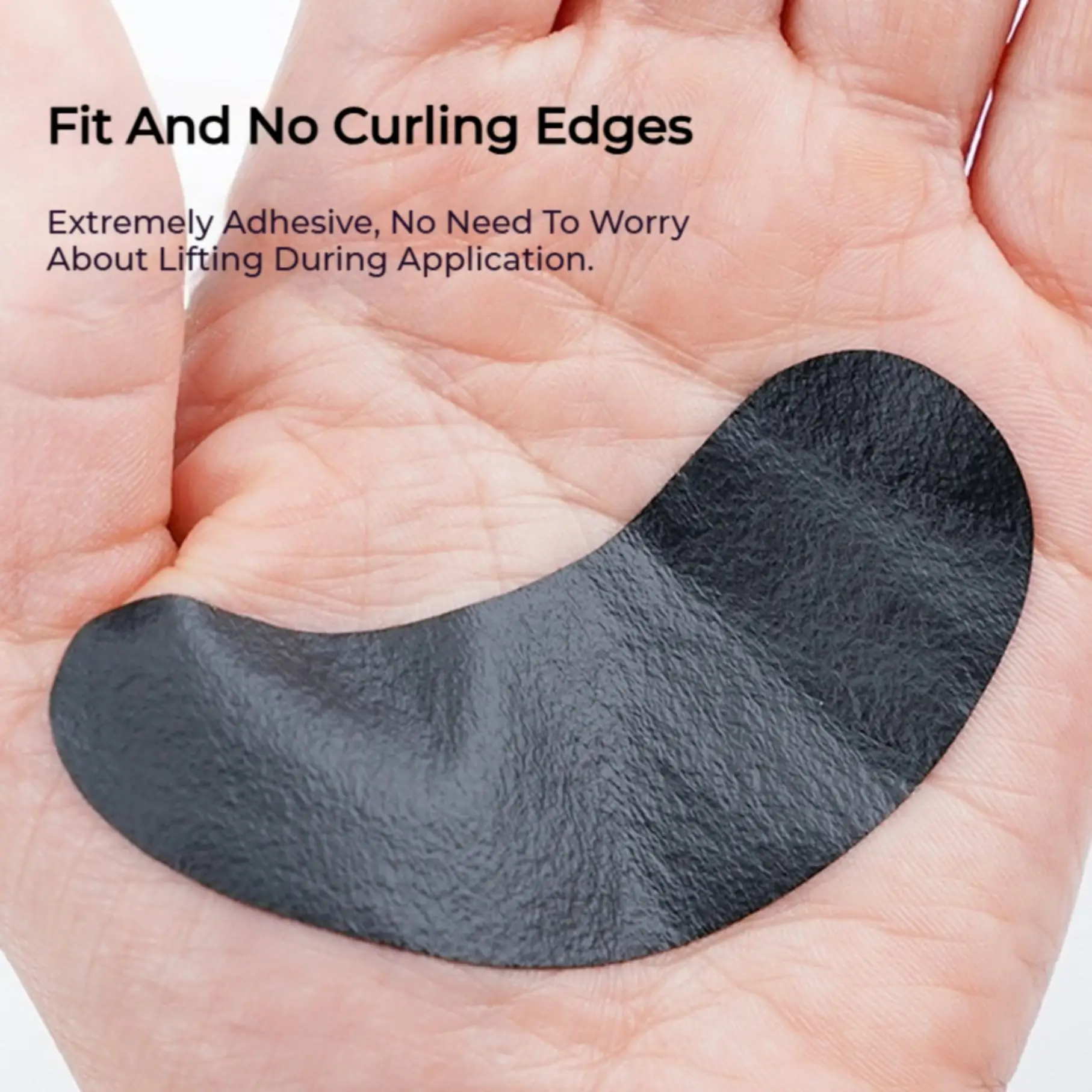 25/50Pairs Padding UV Black Patches for Eyelash Extension Eye Gel Pads Hydrogel Isolate UV Rays Paper Stickers Wraps Makeup New view 5
