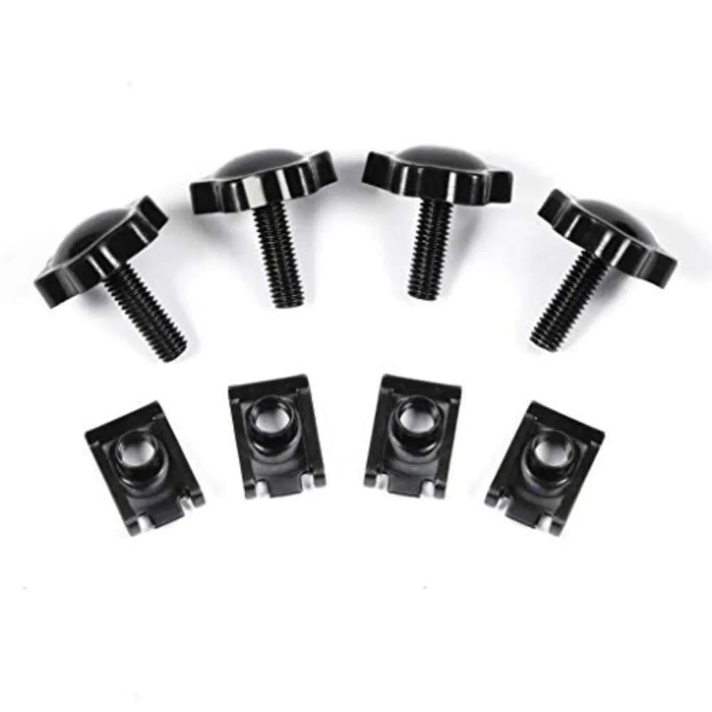 Motorcycle Hard Bags Anti-Theft Thumb Screw Saddlebag Locks for Harley Touring 1996-2019 Road Glide Street Glide Road King Black