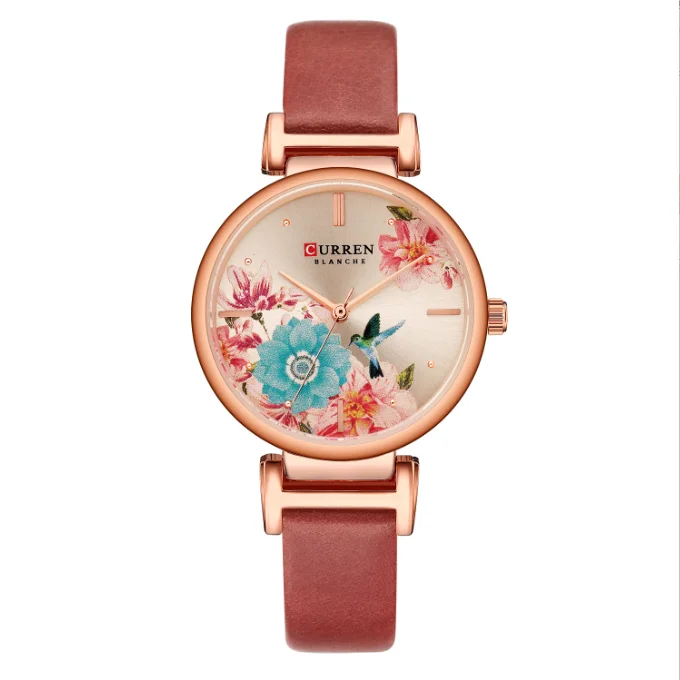 Waterproof Quartz Watch Fashionable Collection Watch Casual Women's Watch 2024 New Fashion Needle Buckle Quartz Watch