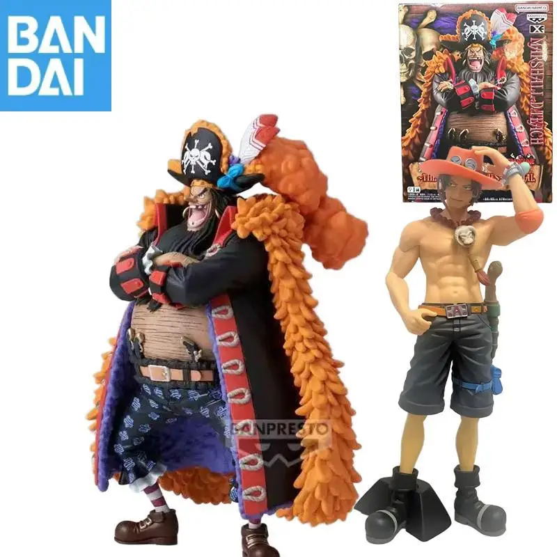 

Bandai Namco Banpresto One Piece The Grandline Series Special Marshall.d.teach Portgas D Ace Figure Model Toy Gift 100% Original