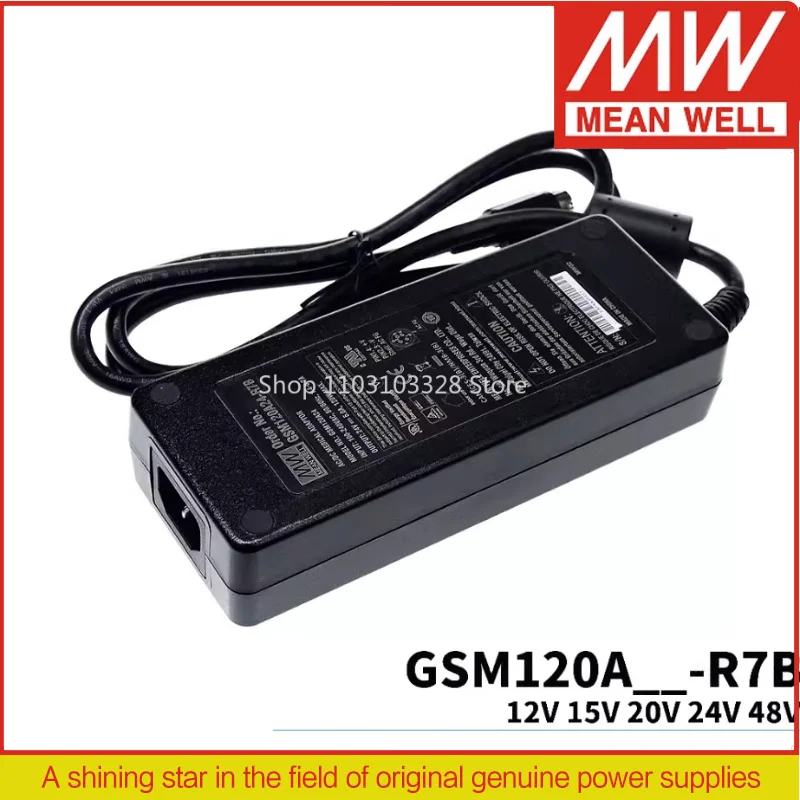 

Адаптер питания MEAN WELL GSM120A GSM120A12-R7B 12 В GSM120A15-R7B 15 В GSM120A20-R7B 20 В GSM120A24-R7B 24 В GSM120A48-R7B 48 В