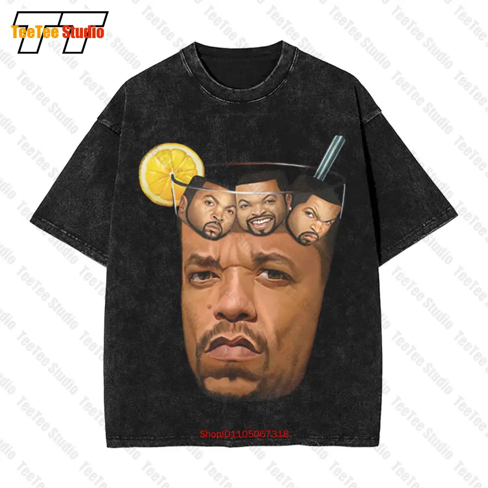 

Ice Cubes In Ice T Drink Parody Vintage Oversized T-Shirt J80B