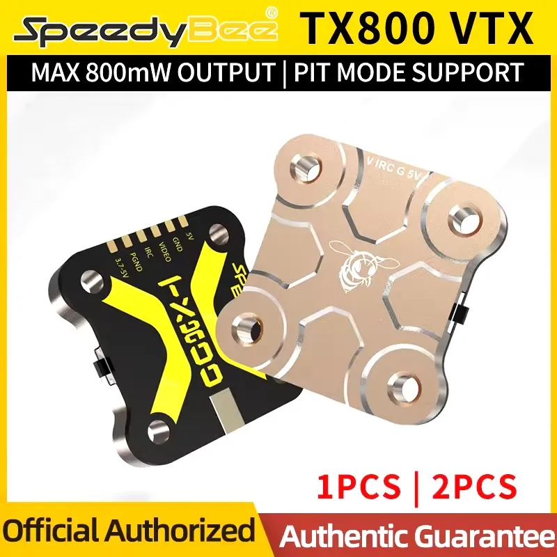 

SpeedyBee TX800 VTX 5,8G 48CH PitMode 25 МВт/200 МВт/400 МВт/800 МВт Выход Передатчик дальнего действия Поддержка батусов для RC FPV Racing Drone