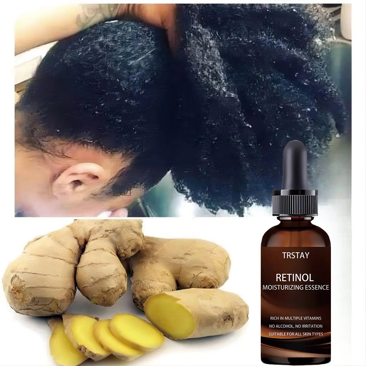 Hair care essence has good permeability, penetrates into the hair core, fully absorbs nutrients, and deeply moisturizes