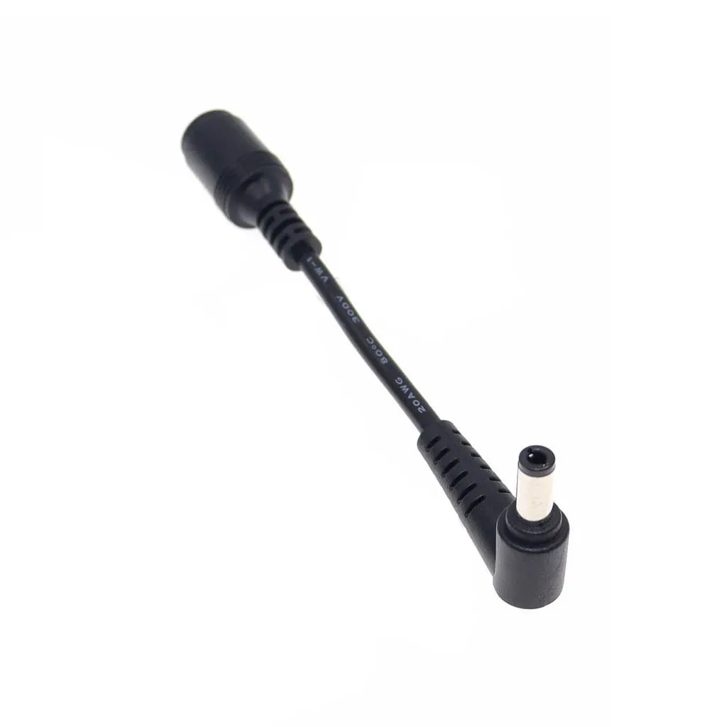 DC 6.0×4.4mm Female to 5.5×2.5mm Laptop Power Adapter Cable DC 6.5×4.4 to DC 5.5×2.5 Conversion