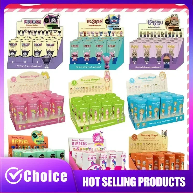 Caja ciega de Sonny Angel, figura de dibujos animados bonita, juguete sorpresa aleatorio, personaje de Anime, regalo coleccionable para niños, cumpleaños, Navidad