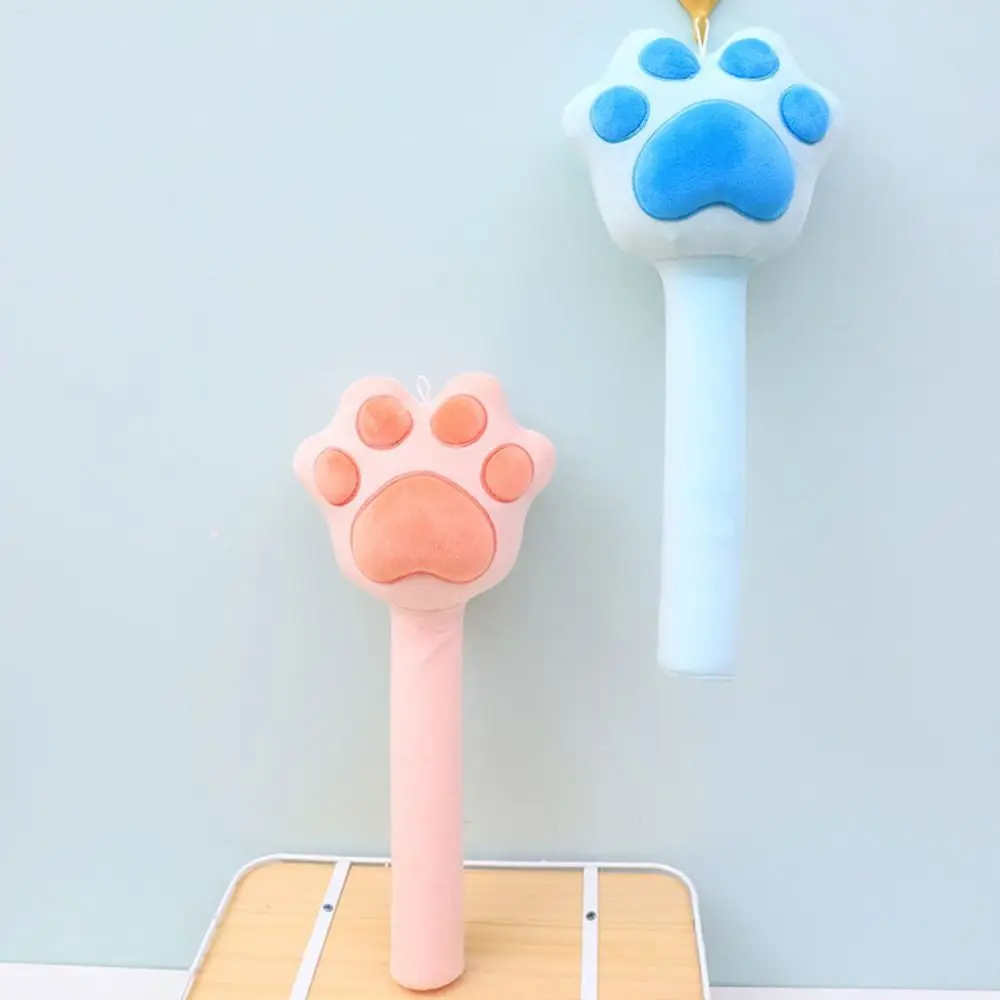 Cat Claws Massage Hammer Stick Plush Relaxation Meridian Slap Stick Back Beater Hand-held Knock Massage Tool Birthday Gifts