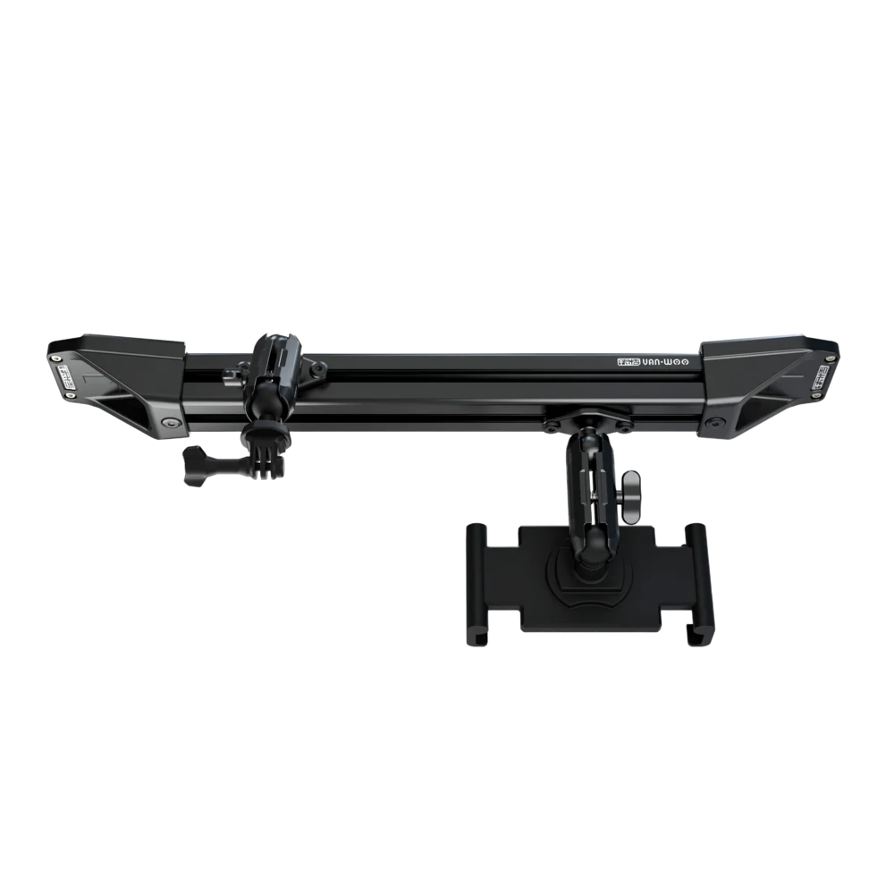 Lantsun VAN004 Aluminum Alloy Rear Roof Integrated Guide Rail for jeep for wrangler JL 2018-2023 Year