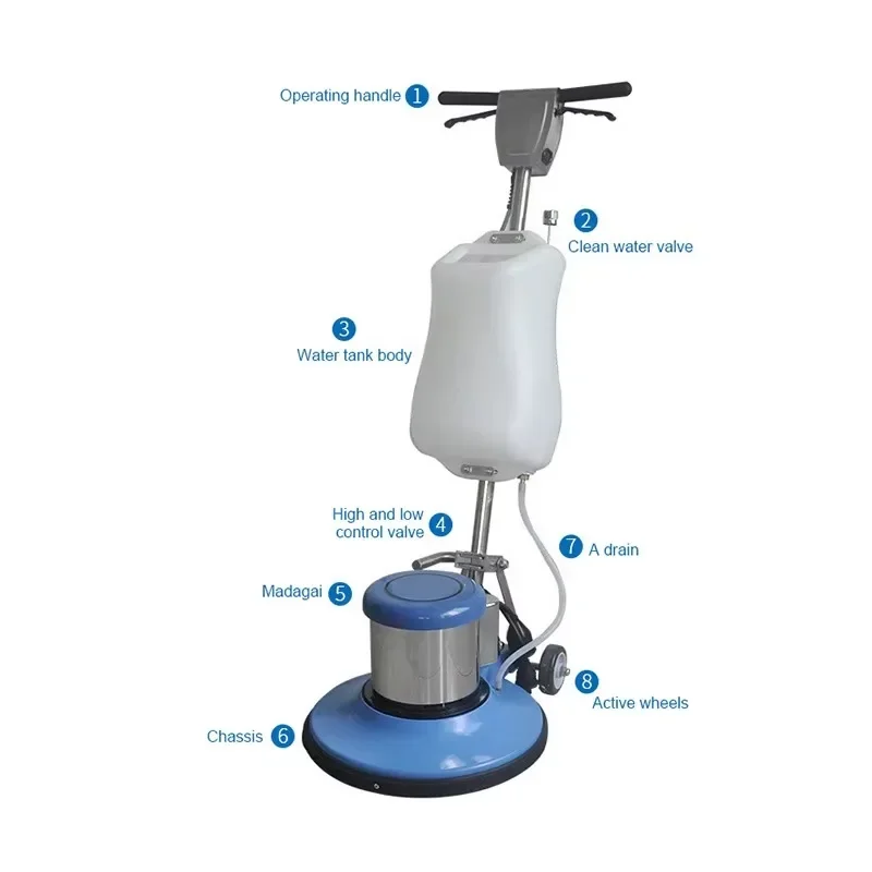 Multifunctional Imported Motor Floor Multi-Function Brushing Machine for Commercial Service Equipment