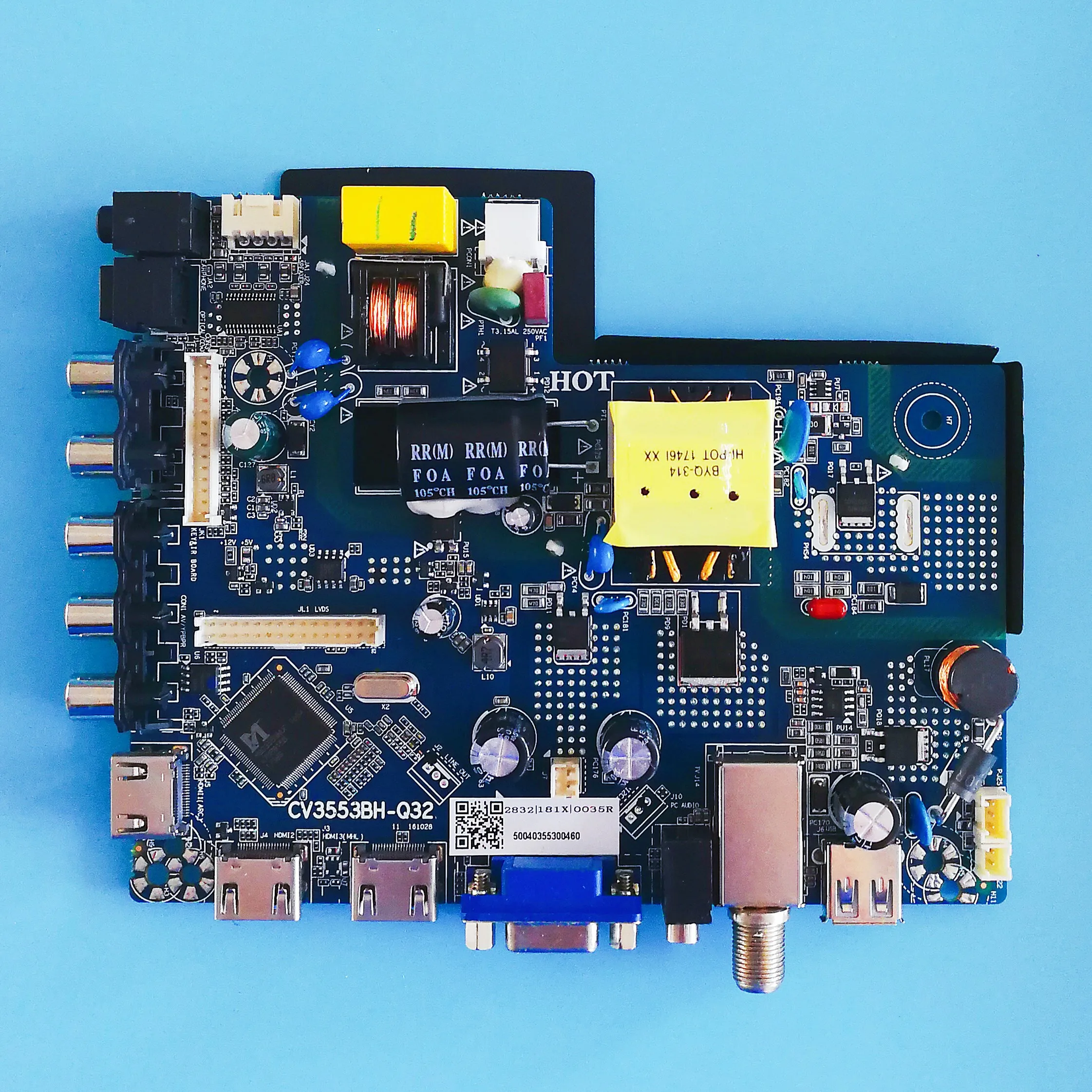 Хороший тест, LCD TV ATV-32, материнская плата, телефон работает хорошо