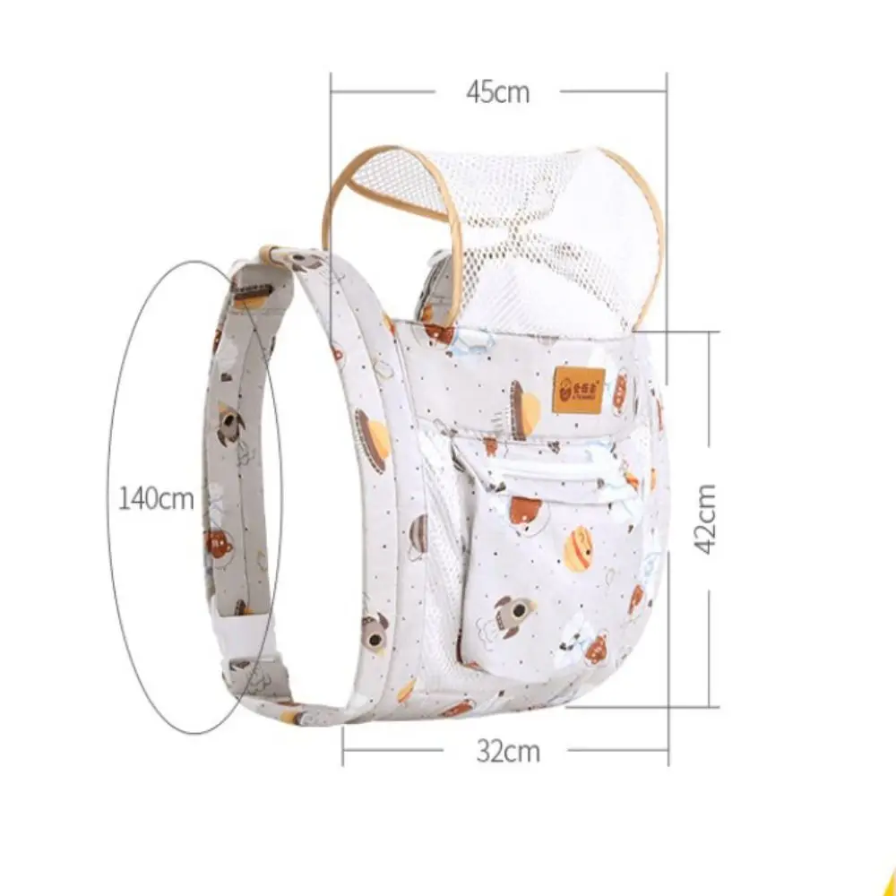 Labor-saving Baby Sling Wrap Adjustable Hands-free Kids Carrier Belt Multifunctional Breathable Newborn Travel Backpack Baby