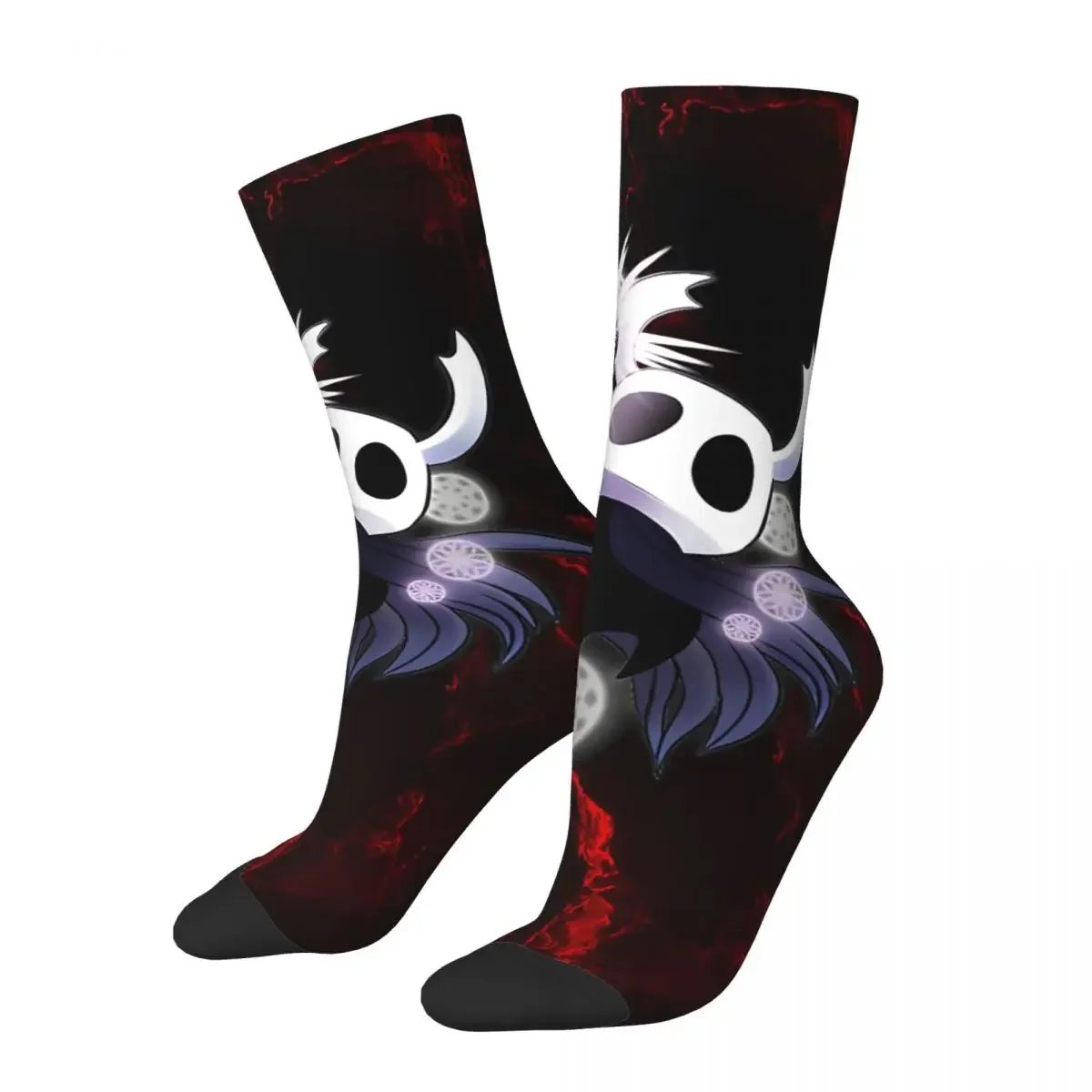 

Dream Nail Pin Men's Socks Retro Harajuku Hollow Knight Street Style Novelty Pattern Crew Sock