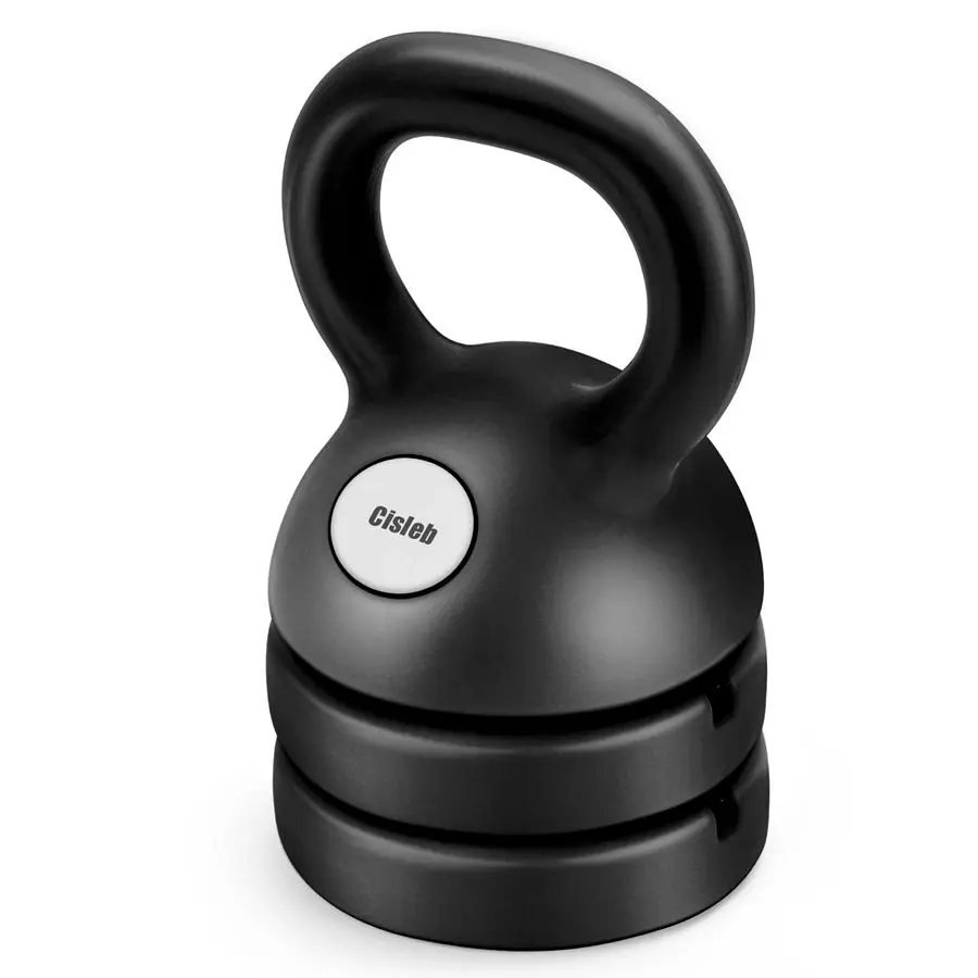 

Adjustable Kettlebell Weight Set 3in1 Kettlebells 5lbs 8lbs 12lbs for Home Gym FullBody Workout Strength Training W Customizable