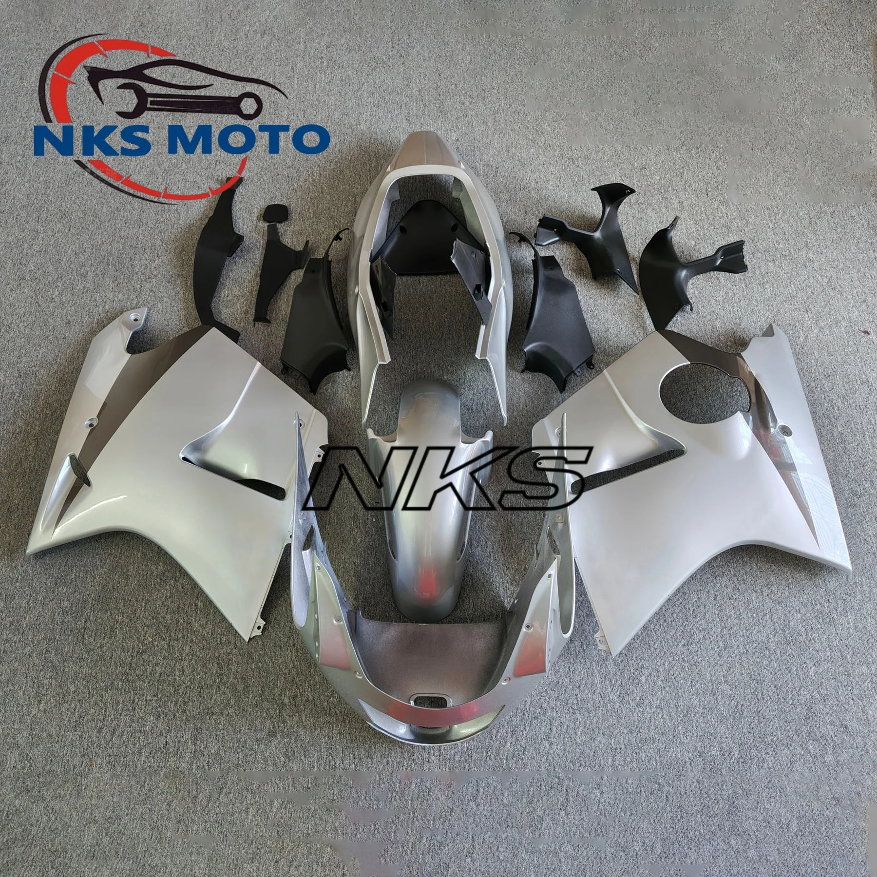 Aftermarket Motorcycle Fairings Set For Honda CBR1100XX 1996-2007 Super Blackbird PGM-FI CBR 1100XX Red Gray ABS Plastic kit