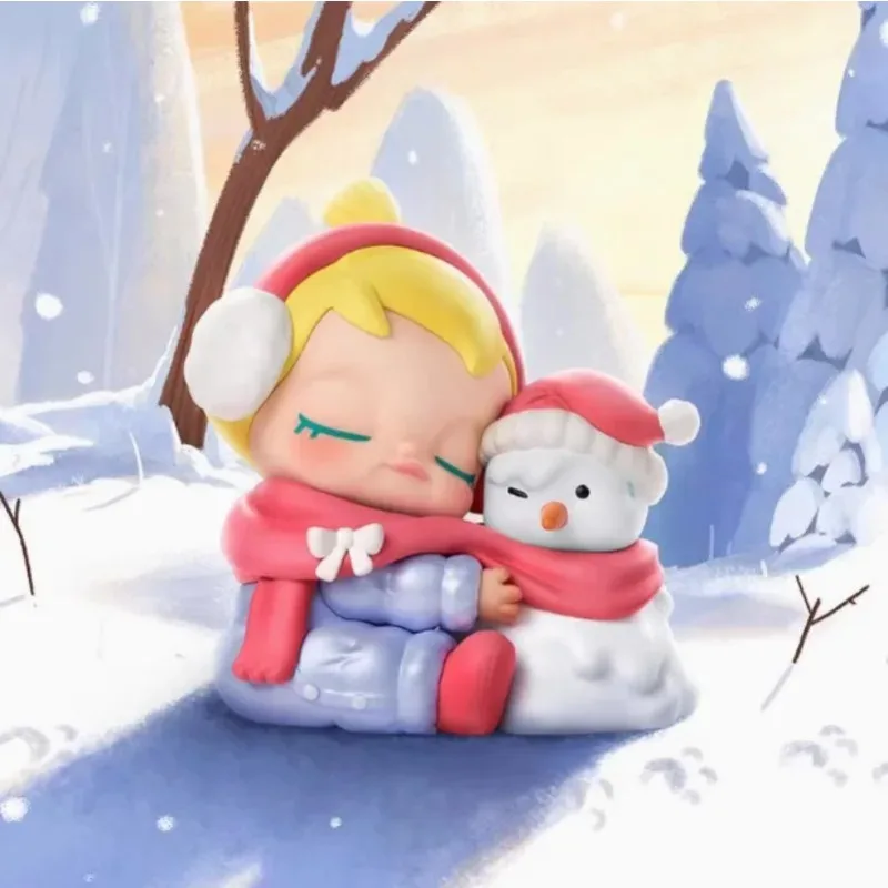 POPMART الأصلي حقيقية الطفل مولي عناق استكشاف خطة سلسلة تمثال صندوق أعمى ألعاب رائعة لطيف الحلي هدية في الأوراق المالية