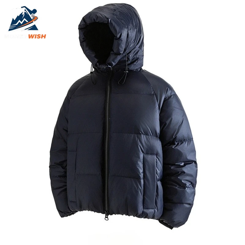 

MONEYWISH Down Jacket 2025 New Casual Fashion Plus Cotton Thickened Anti Cold Warm Short Hooded Coat Outdoor Winter Down Jacket