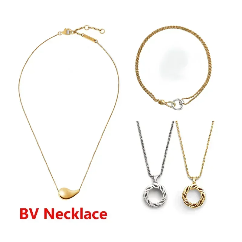 BV Bangles for Women Luxury High-quality Gold-plated Silver-plated Stacked Ring High-end Jewelry