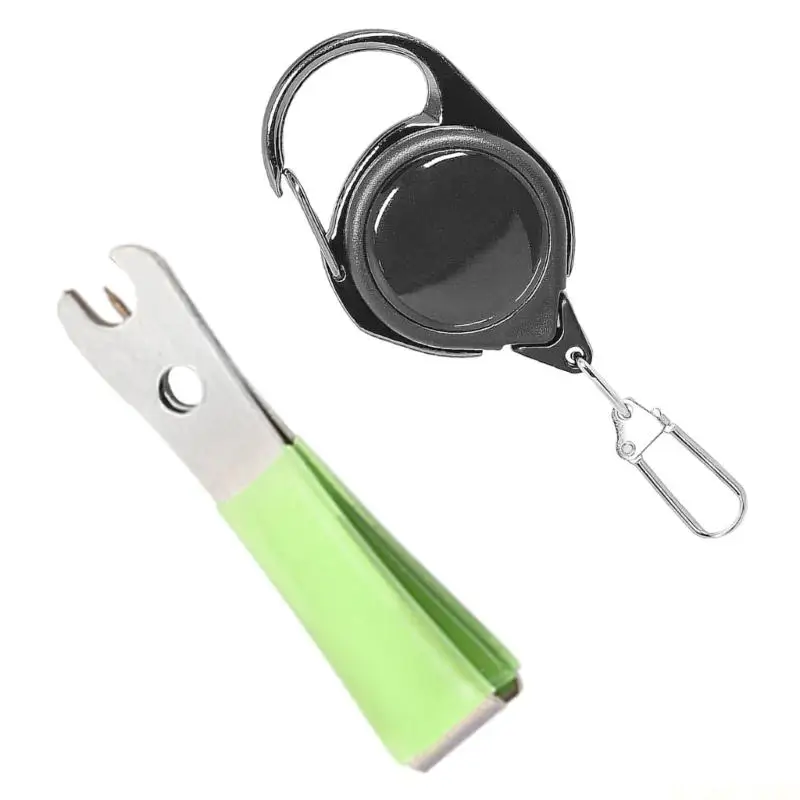 M5TC Fishing Clippers Line Cutter Nipper Stainless Clippers Pin Tool Hook Eye Cleaner