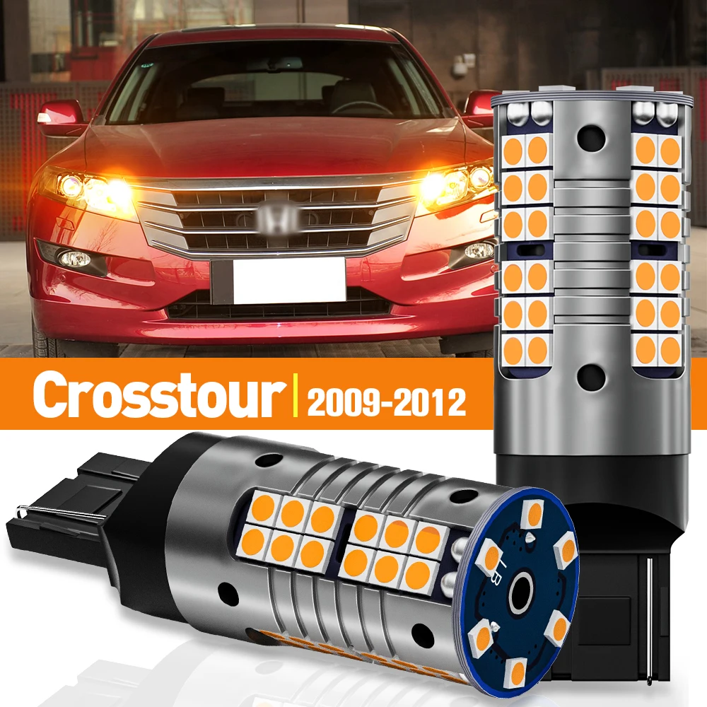 2pcs LED Turn Signal Light For Honda Crosstour 2009-2012 2010 2011 Accessories Canbus Lamp