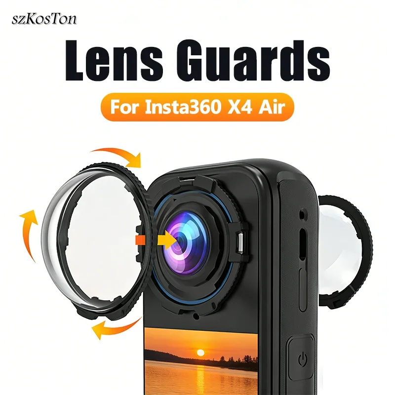 

Tempered Glass Lens Guards for Insta360 X4 Air Anti‑Scratch HD Clear Protector Camera Accessoriess